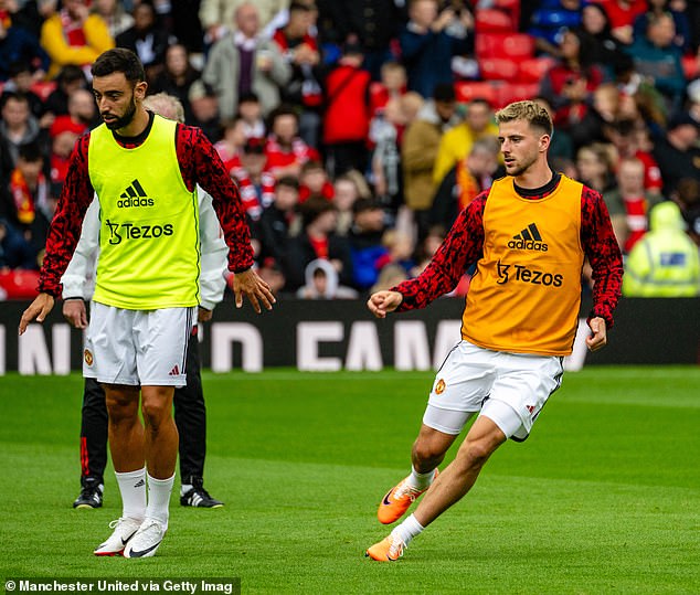 He said United were 'f***ing empty' in the middle of the pitch last season and believes Mason Mount can't get in the team over Bruno Fernandes even if he has an injury-free season