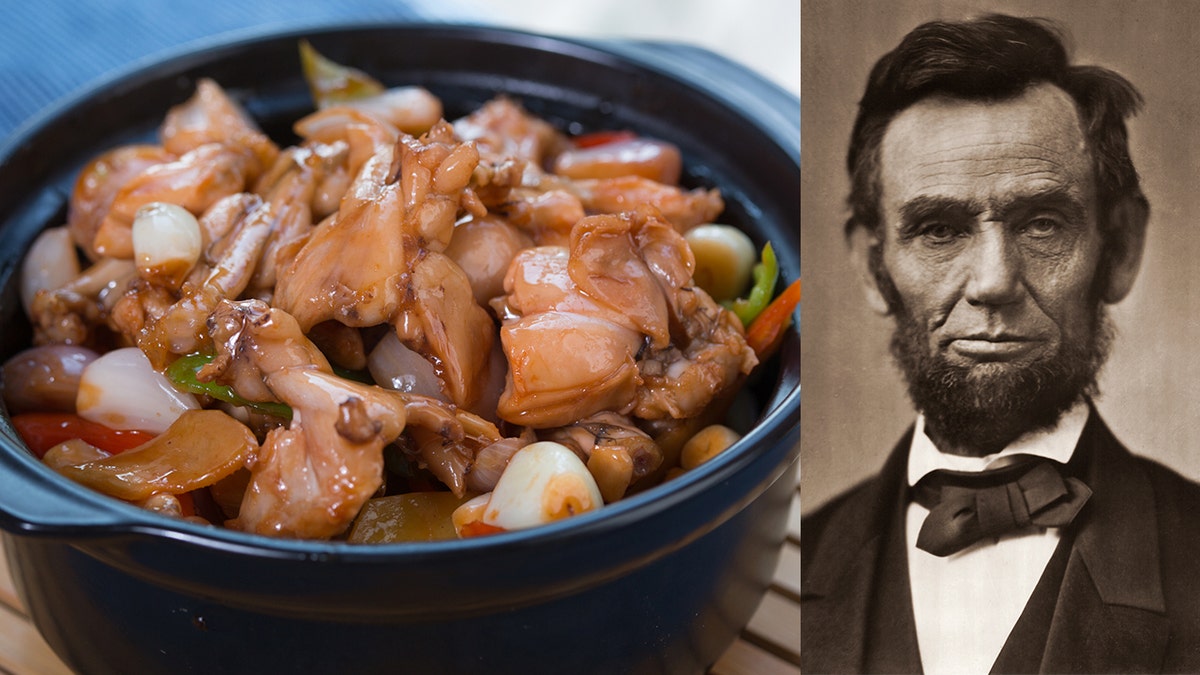 President Abraham Lincoln's favorite dish was said to be chicken fricassee.