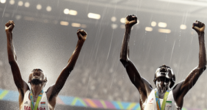 Americans Cole Hocker, Yared Nuguse take home medals in 1500, snapping 112-year Olympic drought