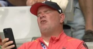 BBC is forced to apologise after coach Jim Garnham shouted expletive during live coverage of the decathlon at Paris Olympics