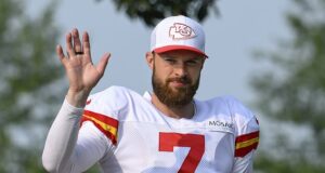 Chiefs make Harrison Butker the NFL’s highest-paid kicker ever with new $25m deal – three months after THAT controversial commencement speech
