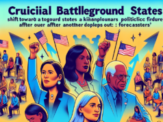 Crucial battleground states shift toward Harris after Biden drops out: forecasters