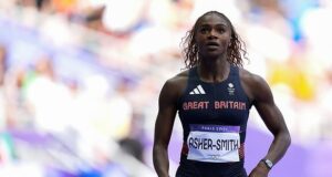 Dina Asher-Smith is reduced to tears during BBC interview as the Team GB star admits she is ‘running angry’ after 100m sprint exit and is still upset ahead of 200m final