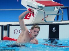 Duncan Scott wins Olympic silver in men’s 200m medley as the Team GB star becomes Scotland’s greatest-ever Olympian with eighth medal – while Leon Marchand collects fourth gold in Paris