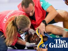 Ethiopa’s Lamecha Girma taken to hospital after horror fall in 3,000m steeplechase | Paris Olympic Games 2024