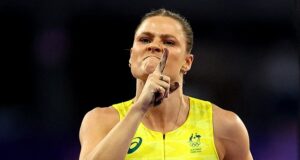 Explained: The strange detail in Nina Kennedy’s golden pole vault run at the Paris Olympics