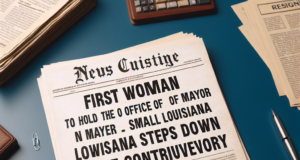 First female mayor of Louisiana town resigns over sexual assault of a juvenile