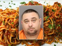 Florida man throws spaghetti sauce at mother in dispute, hides in bushes