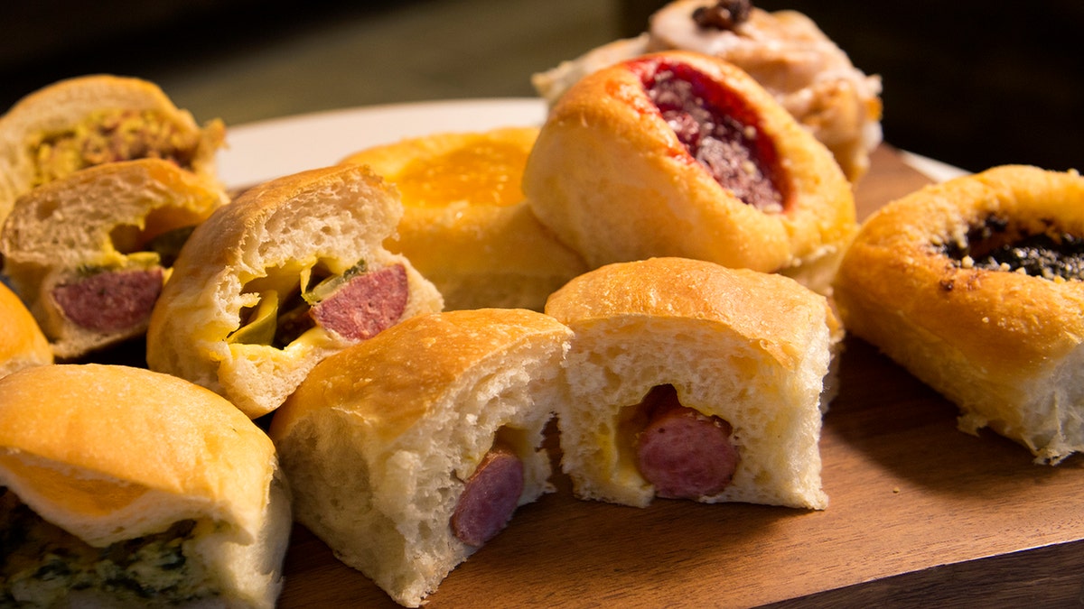 A selection of kolaches, both traditional and Texas-inspired.