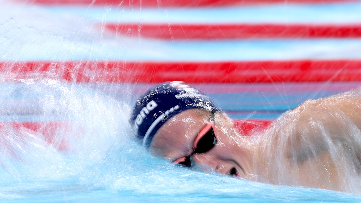 Henrik Christiansen of Team Norway competes in the Men’s 800m Freestyle Heats on day three of the Olympic Games.