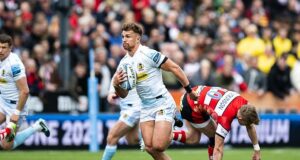 Henry Slade set to miss start of the season for Exeter after undergoing shoulder surgery – with Premiership player of the year also unlikely to be fit for England’s autumn internationals