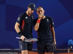How Andy Murray spent the hours after his tennis career ended: British star’s doubles partner DAN EVANS reveals what happened next following defeat at Paris Olympics