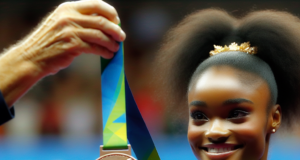 Jordan Chiles picks up bronze medal after score is changed following floor routine, Simone Biles gets silver