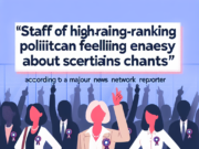 Kamala Harris’ staff ‘uncomfortable’ with ‘lock him up’ chants against Trump, says CNN reporter