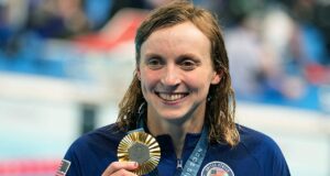 Katie Ledecky ‘dreading’ post-Paris Olympics break after latest dominance in pool
