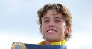 Keegan Palmer reveals why he thinks he was LUCKY to win another gold medal after skateboarding sensation defended his crown at the Olympic Games