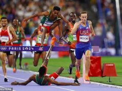 Lamecha Girma’s condition ‘revealed’ after horrifying fall during men’s steeplechase at Paris Olympics