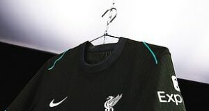 Liverpool unveil new ‘night forest’ away kit – and will debut the strip in final USA pre-season tour clash against Man United this weekend