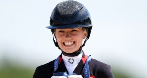 Lottie Fry wins Olympic bronze in individual dressage with brilliant routine as Team GB keep up equestrian medal charge