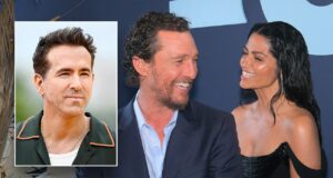 Matthew McConaughey’s wife thanks Ryan Reynolds for husband’s ‘hunky’ new nickname
