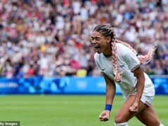 Megan Rapinoe, Snoop Dogg watch Trinity Rodman score in US’ Olympic win over Japan