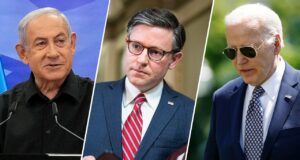 Mike Johnson demands Biden ‘immediately release’ any withheld aid to Israel as Middle East tension grows