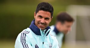 Mikel Arteta is MOCKED by fans after he ‘hired pickpockets to steal valuables from Arsenal players at a team dinner’