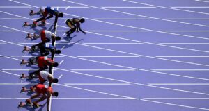 Mozambique sprinter, 18, left in tears after spoiling Olympic debut with false start in lone event