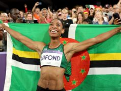 Navy football player finds out his sister won Olympic gold during practice