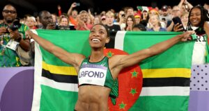 Navy football player finds out his sister won Olympic gold during practice