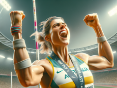 Nina Kennedy rounds off Australia’s golden day at Paris Olympics with pole vault victory | Paris Olympic Games 2024