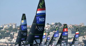 Officials abandon men’s sailing medal race due to lack of wind: ‘Never seen anything like it’