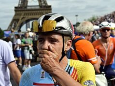 Olympic cycling CHAOS as Belgium’s Remco Evenepoel suffers devastating fault with his bike in the home stretch before clawing back time to victory