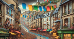 Ornate chaos of Montmartre delivers pain and pleasure in men’s road race | Paris Olympic Games 2024