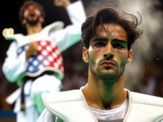 Palestine’s Ismail despondent after Olympic taekwondo loss to Vicente | Paris Olympic Games 2024