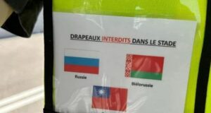 Revealed: The three flags fans are BANNED from taking to events at the Paris Olympics