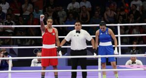 Savannah Marshall speaks out on Olympic boxing controversy that saw Imane Khelif beat Italian opponent within 46 seconds, amid eligibility row – as she claims BOTH athletes were let down by the IOC
