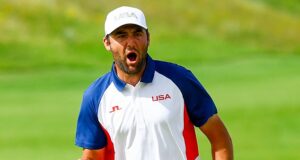 Scottie Scheffler WINS Olympic gold medal as American golf star edges dramatic Tommy Fleetwood battle