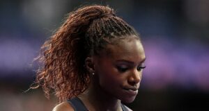 Team GB star Dina Asher-Smith crashes out of women’s 100m at Paris Olympics after finishing fifth in the semi-finals