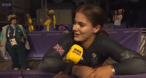 Team GB star praised for showing an ‘elite mentality’ in honest interview after finishing eighth in the BMX final at the Paris Olympics