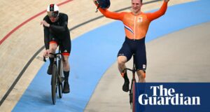 Team GB take Olympic silver in men’s team sprint behind dominant Dutch | Paris Olympic Games 2024