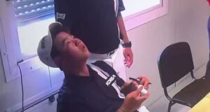 The moment a South Korean Olympian breaks down in TEARS as he fails to avoid national military service after missing out on a medal in men’s golf