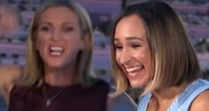 The wholesome moment the UK cheered Keely Hodgkinson to glory: Gabby Logan and Jess Ennis-Hill roar her on from the studio while loved ones support from home as she wins gold… leaving Denise Lewis in tears!