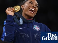 ‘Never say never’: Simone Biles not ruling out competing at 2028 Olympics in LA | Paris Olympic Games 2024