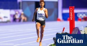 ‘This country saved me’: refugee Farida Abaroge relishes laps of honour at Stade de France | Paris Olympic Games 2024